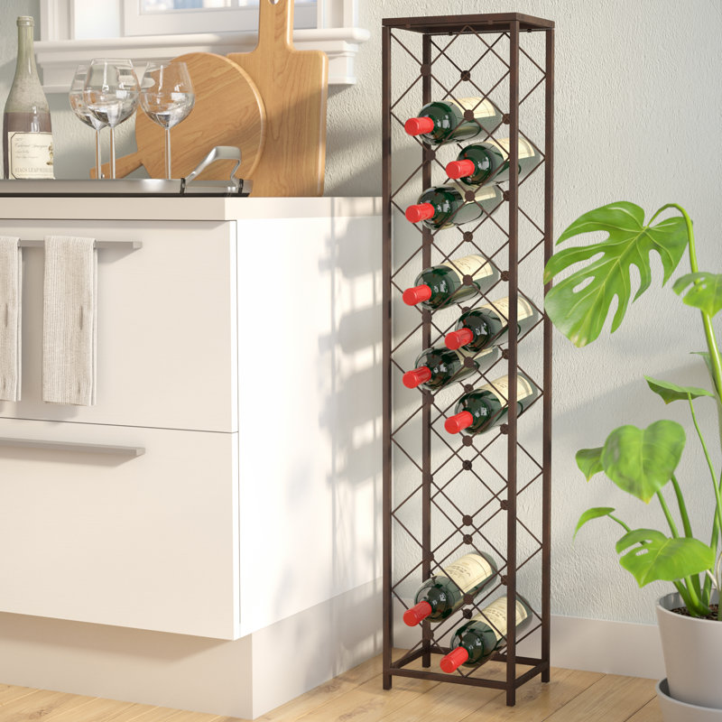Three Posts Oakham 15 Bottle Floor Wine Rack & Reviews Wayfair